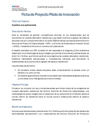 Camino a la autonomía