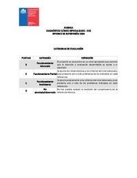 Rúbrica Informe de Supervisión 2026 - Diagnóstico Clínico Especializado (DCE)