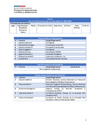 Sesión COSOC N°1