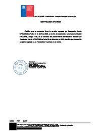Sanción Firme – DCE Baraq – Fundación PRODERE – Multa 10%