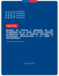 Estudio de costos y demanda Cuidado Alternativo - Informe final