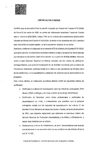 Resolución Exenta N°781 de fecha 25 de marzo de 2026, declarada firme por Certificación N°2 del 03 de junio de 2026, ambas de la Dirección Regional Metropolitana.