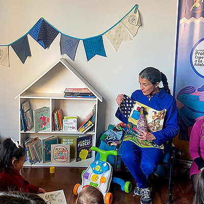 Mejor Niñez Valparaíso: Programa Familias de Acogida Especializada inaugura Punto Lector en sus dependencias