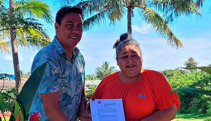 Mejor Niñez firma convenio con Delegación Presidencial Provincial para extender funcionamiento de OPD en Rapa Nui