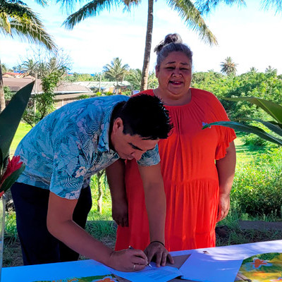Mejor Niñez firma convenio con Delegación Presidencial Provincial para extender funcionamiento de OPD en Rapa Nui