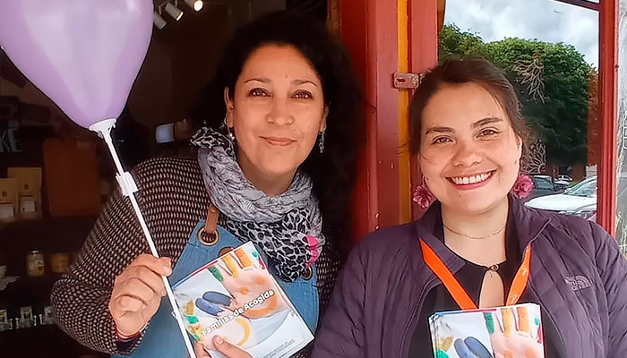 Vecinos de Puerto Aysén conocen programa Familia de Acogida Especializada