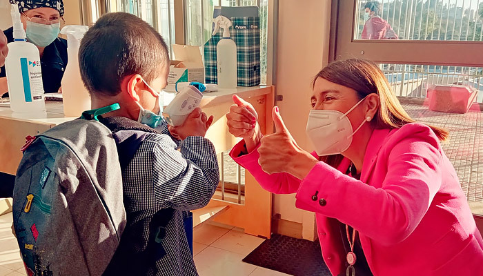 Directora Regional del Biobío acompañó a niños del CREAD Arrullo en su primer día de jardín