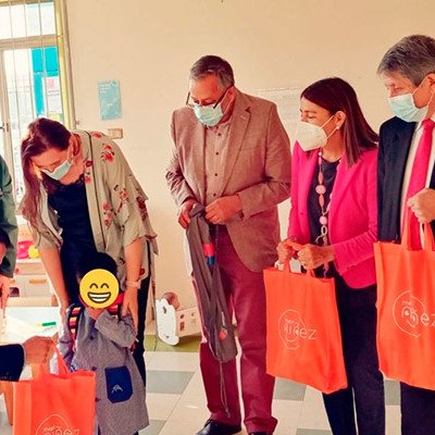 Directora Regional del Biobío acompañó a niños del CREAD Arrullo en su primer día de jardín