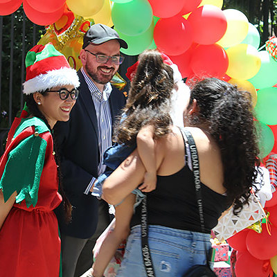 Programas FAE celebran la Navidad con fiesta en Palacio Cousiño