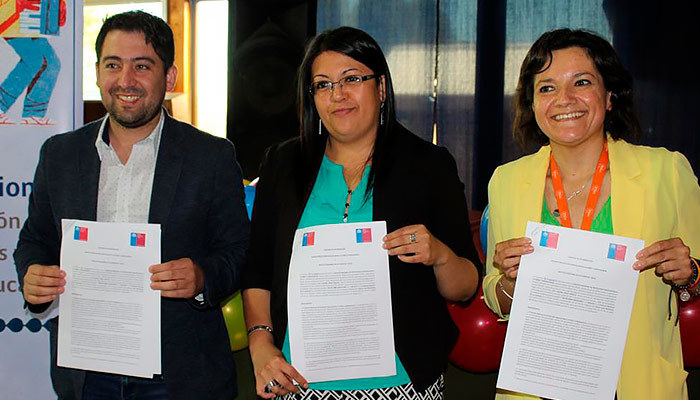 Injuv y Mejor Niñez firman convenio de colaboración en La Araucanía