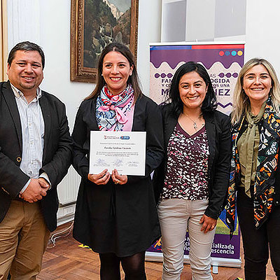 Mejor Niñez Biobío certifica cinco Familias de Acogida Externas
