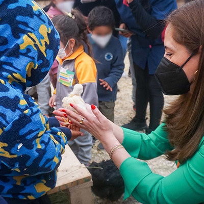 Niños y niñas de Atacama viven experiencia educativa con animales