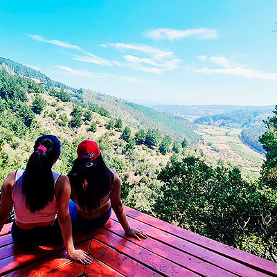 Adolescentes de El Carmen disfrutaron del parque Las Nalkas en la región de Ñuble