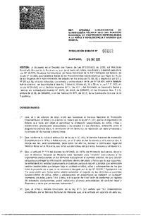 Resolución Exenta N° 002