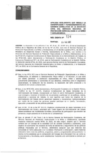 Resolución Exenta N° 124