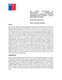Resolución Exenta 286 del 26-12-2022 sanción a Corporación Vivo Inclusión