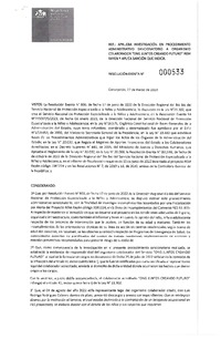 Resolución Exenta 533 del 27-03-2023 sanción a O.N.G Juntos Creando Futuro