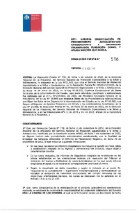 Resolución Exenta 516 del 03-04-2023 sanción a O.N.G De Desarrollo La Casona De Los Jóvenes