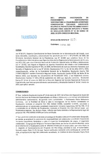Resolución Exenta 74 del 16-03-2023 sanción a Congregación Religiosos Terciarios Capuchinos