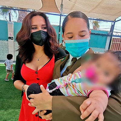 Can de Carabineros llevó alegría y amistad a Residencia Familiar Natividad