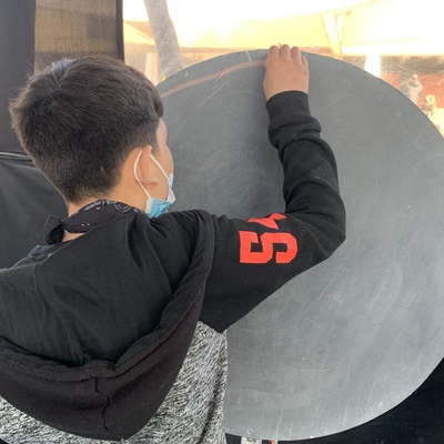 Niños del Servicio Mejor Niñez visitaron el Planetario de Santiago